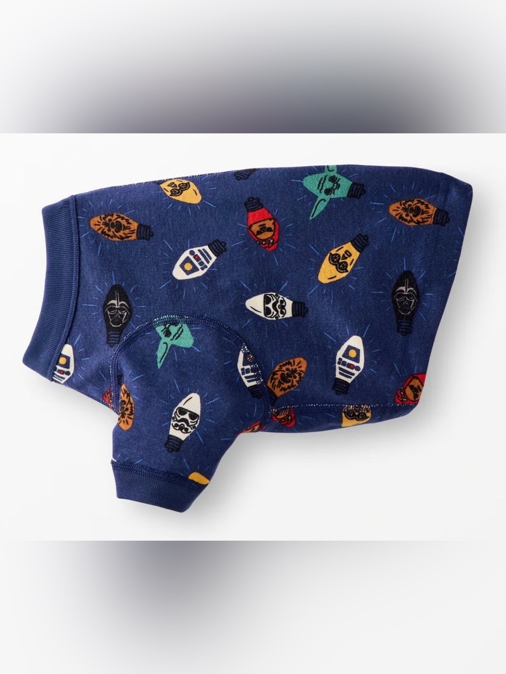 Hanna Andersson Star Wars Holiday Dog Pajamas in "Christmas Bulbs" print, M, NWT